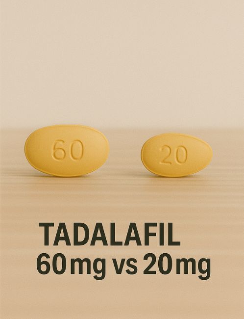 Tadalafil 60mg vs 20mg: Do Higher Doses Work Better? 2 Tadalafil 60mg vs 20mg
